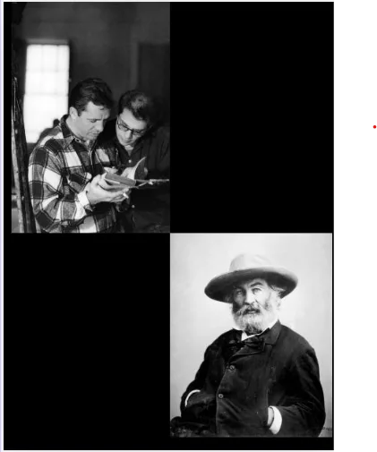 Capa de Whitman, os Beats e a poética da liberdade